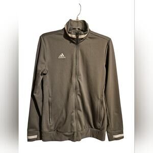 Men's Adidas Climacool zip front jacket in Gray. Zip pockets size Med